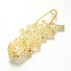 Сплав стекла горный хрусталь броши&nbsp;JEWB-G001-17