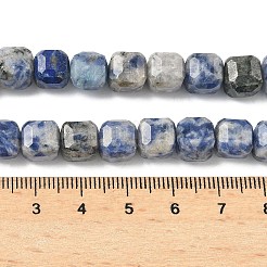 Натуральное синее пятно нитки из бисера яшмы&nbsp;G-C267-A20