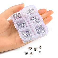 120 шт. 6 стильные бусины из сплава в тибетском стиле&nbsp;TIBE-YW0001-26