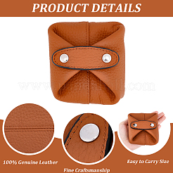 1 шт. футляры для монет из коровьей кожи&nbsp;AJEW-CL0001-52B