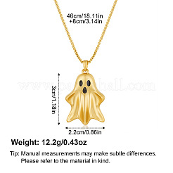 Женские кулоны-призраки из латуни на Хэллоуин&nbsp;FS-WG65C6E-01