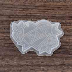 Подвески ко Дню отца своими руками из силиконовой формы&nbsp;LS-DIY-K073-15B