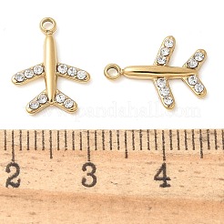 Ионное покрытие (ip) нержавеющая сталь 304 с подвесками из стразов&nbsp;STAS-Q345-12G