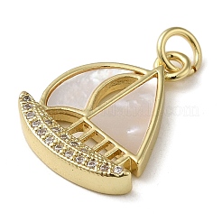 Латунные микро проложить кубического циркония подвески&nbsp;KK-Q808-06G