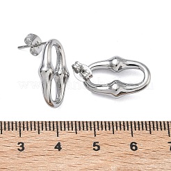 6 пара сережек-гвоздиков из нержавеющей стали 304&nbsp;EJEW-C180-01P