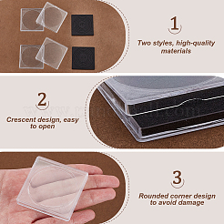 50шт 2-х стилистический пластиковый ящик для хранения монет&nbsp;AJEW-GA0009-09B