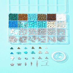 Наборы браслетов/сережек своими руками&nbsp;DIY-FS0006-82