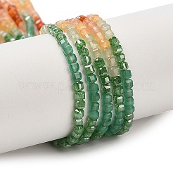 Нити бусин из кубического циркония градиентного цвета&nbsp;ZIRC-F144-02C