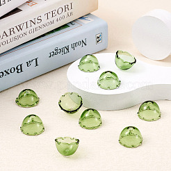 10шт стеклянный конус для изготовления колокольчиков&nbsp;GLAA-TA0002-24A