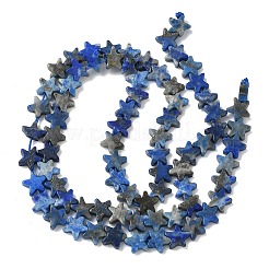 Нитки бусины из натурального ляписа-лазури&nbsp;G-F817-A03-01