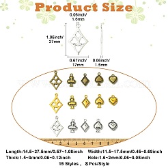 120шт 15 стиля подвески из сплава в тибетском стиле&nbsp;FIND-CJ0005-06