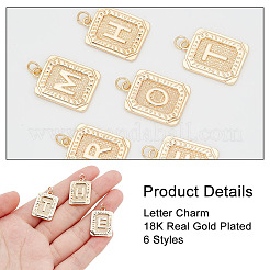 6шт 6 латунные подвески&nbsp;KK-AR0003-66