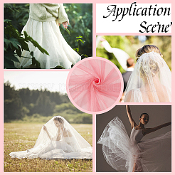 Сетчатая ткань из полиэстера&nbsp;DIY-WH20009-40X