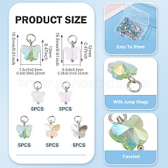25 шт. 5-х стилевых подвесных светильников из прозрачного стекла с гальваническим покрытием&nbsp;PALLOY-TAC0230