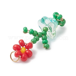 Стеклянные подвески из бисера&nbsp;PALLOY-MZ01091