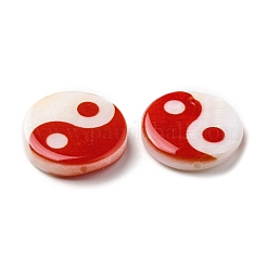 Набивные бусины из натуральных пресноводных раковин&nbsp;SHEL-R129-07C-02