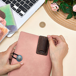 Держатель для карандашей из коровьей кожи&nbsp;AJEW-WH20120-90B