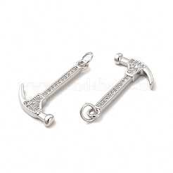 Подвески для инструментов из циркония с покрытием из латуни с микропаве&nbsp;KK-I699-15P