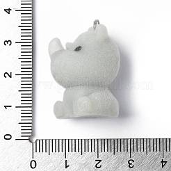 Подвески из непрозрачной смолы&nbsp;RESI-G105-02E