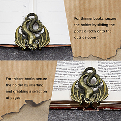 Сплав цинка закладки&nbsp;AJEW-WH20006-176F