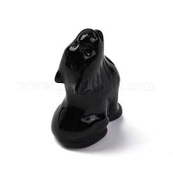 Натуральные обсидианные декорации&nbsp;DJEW-P019-A11