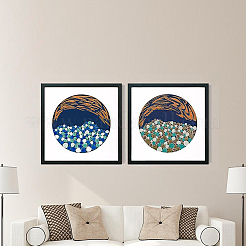 200 г круглые фарфоровые кабошоны&nbsp;PORC-SP0001-16