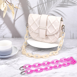 2 шт. 2-х цветные акриловые ручки для сумок с цепочкой&nbsp;FIND-WR0008-62