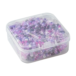 Наборы фурнитуры для изготовления ювелирных изделий своими руками из стекла и бисера&nbsp;DIY-FS0005-62