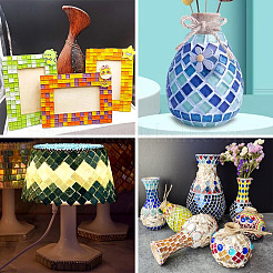 Кабошоны из стекла&nbsp;GLAA-TA0001-14E