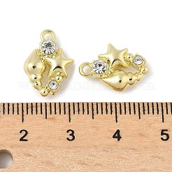 Подвески из сплава и страза&nbsp;PALLOY-F316-02B-G