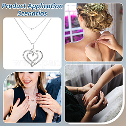 925 набор удлинителей цепочки из стерлингового серебра&nbsp;STER-BC0002-58