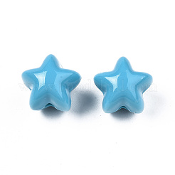 Непрозрачные акриловые бусины&nbsp;X-MACR-N009-009