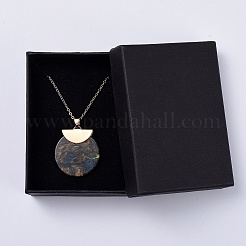 Ожерелья с подвесками из ацетата (смолы) целлюлозы&nbsp;NJEW-JN02475-02