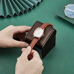 Настольный держатель для часов из искусственной кожи&nbsp;ODIS-WH0007-64B