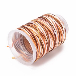 5 рулон 12-слойных сегментных окрашенных полиэфирных шнуров&nbsp;WCOR-P001-01B-020