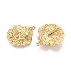 Подвески в форме ракушек из нержавеющей стали 304&nbsp;STAS-T067-28G