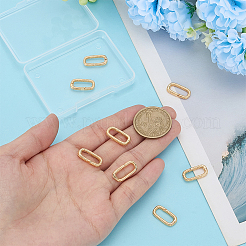 8 шт. латунные пружинные кольца-затворы&nbsp;KK-ME0003-20