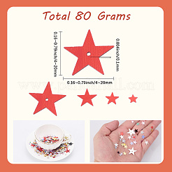 80 г ПВХ пластиковые блестки конфетти&nbsp;AJEW-SP0001-99A