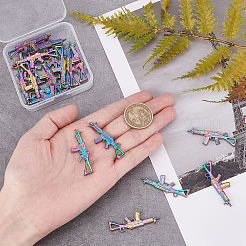 Подвески из сплава цвета радуги&nbsp;FIND-DC0001-34