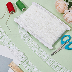 15 ярд хлопковой ленты с цветочной вышивкой&nbsp;OCOR-BC0007-45