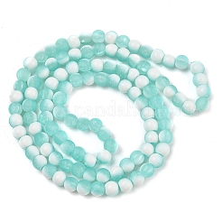 Матовое стекло треск бисер нитей&nbsp;GLAA-U001-6mm-M02