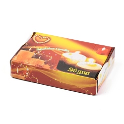 Пластиковые беспламенные светодиодные чайные свечи&nbsp;AJEW-H123-01B