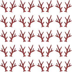 40шт. бархатная ветка снеговика из рогов оленя&nbsp;DOLL-GF0001-08A