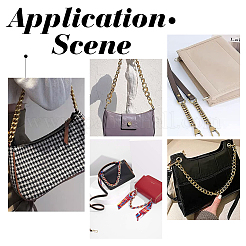 Ремешок для сумки из сплава с цепочкой&nbsp;FIND-WH0069-85LG