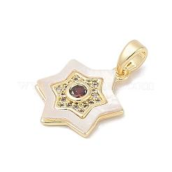 Латунные микро проложить кубического циркония подвески&nbsp;KK-Q030-04B-G