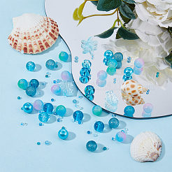 3 пакетик стеклянных бусин&nbsp;GLAA-DC0001-37B