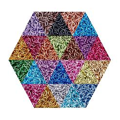 Алюминиевая проволока открыты кольца прыжок&nbsp;ALUM-R005-1.0x8mm