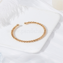 1шт латунные браслеты-манжеты&nbsp;BJEW-LP0002-49