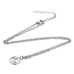 Не тускнеющие подвески из нержавеющей стали 201&nbsp;LS-NJEW-S063-TN505-9