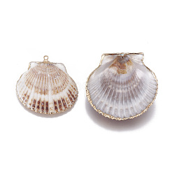 Подвески из гальванической оболочки&nbsp;SSHEL-O019-33